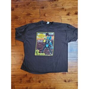 Lexington Comic Con T-Shirt Smash Masters Edition Size 2XL Brown